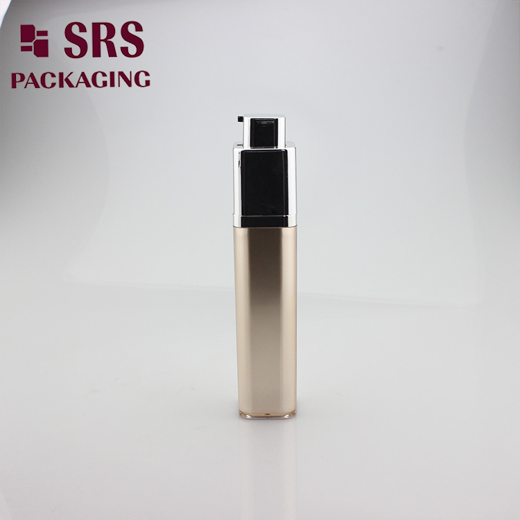 A051 acrylic square rotary airless bottle 